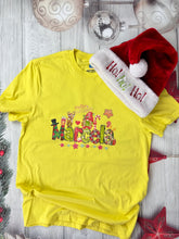 Load image into Gallery viewer, Short Sleeve Christmas T-Shirt name
