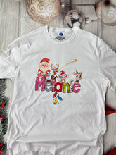 Load image into Gallery viewer, Short Sleeve Christmas T-Shirt name
