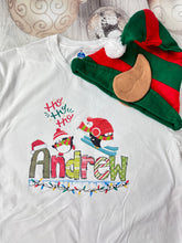 Load image into Gallery viewer, Short Sleeve Christmas T-Shirt name
