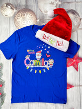 Load image into Gallery viewer, Short Sleeve Christmas T-Shirt name
