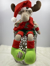 Load image into Gallery viewer, Phillip the sitting Moose - Reindeer and Moose
