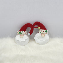 Load image into Gallery viewer, Christmas Brooch Claus, Snow, Reindeer, Elf and Ginger  - Tree Ornaments
